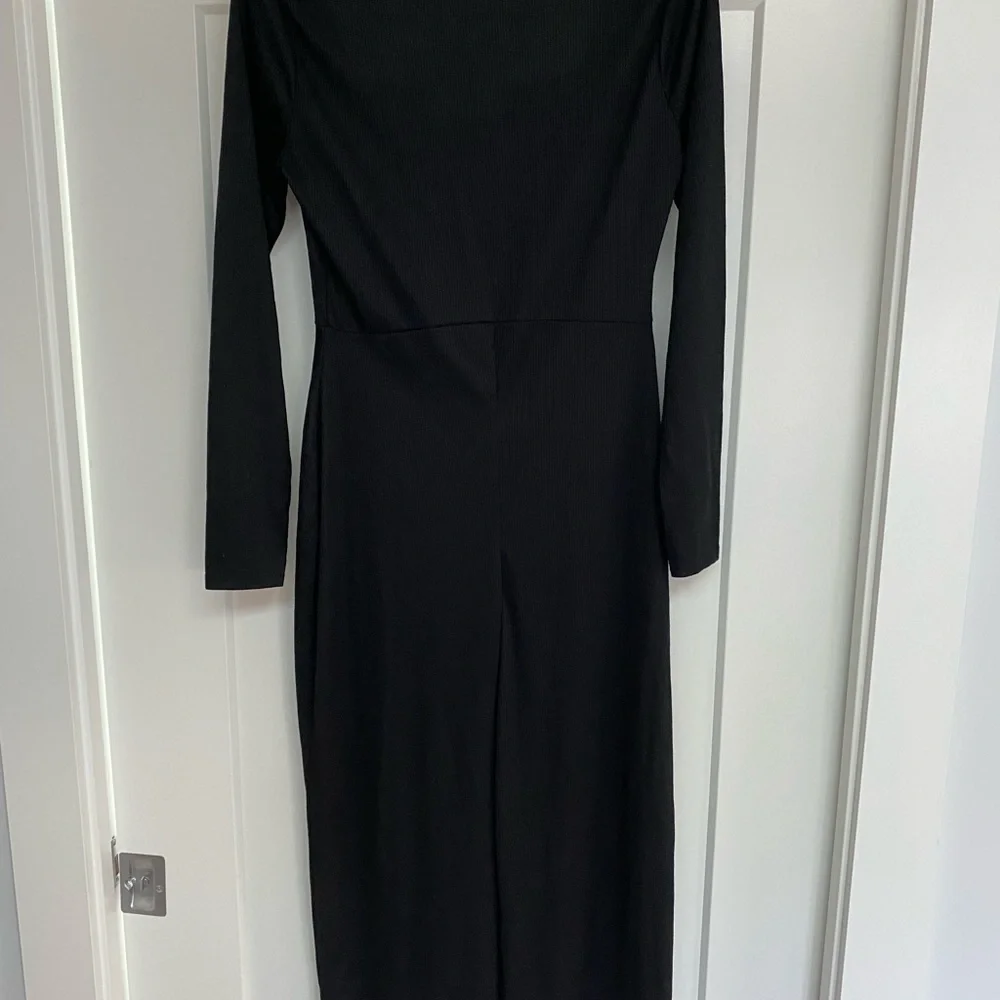Missguided square neck ribbed culotte jumpsuit, black, Size 10, BNWT 💕 - Picture 9 of 9